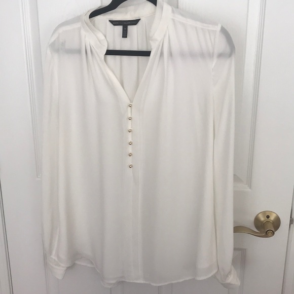 White House Black Market Tops - Size 10 white blouse